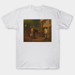 Bringing Home the Calf Born in the Fields - Jean-François Millet T-Shirt